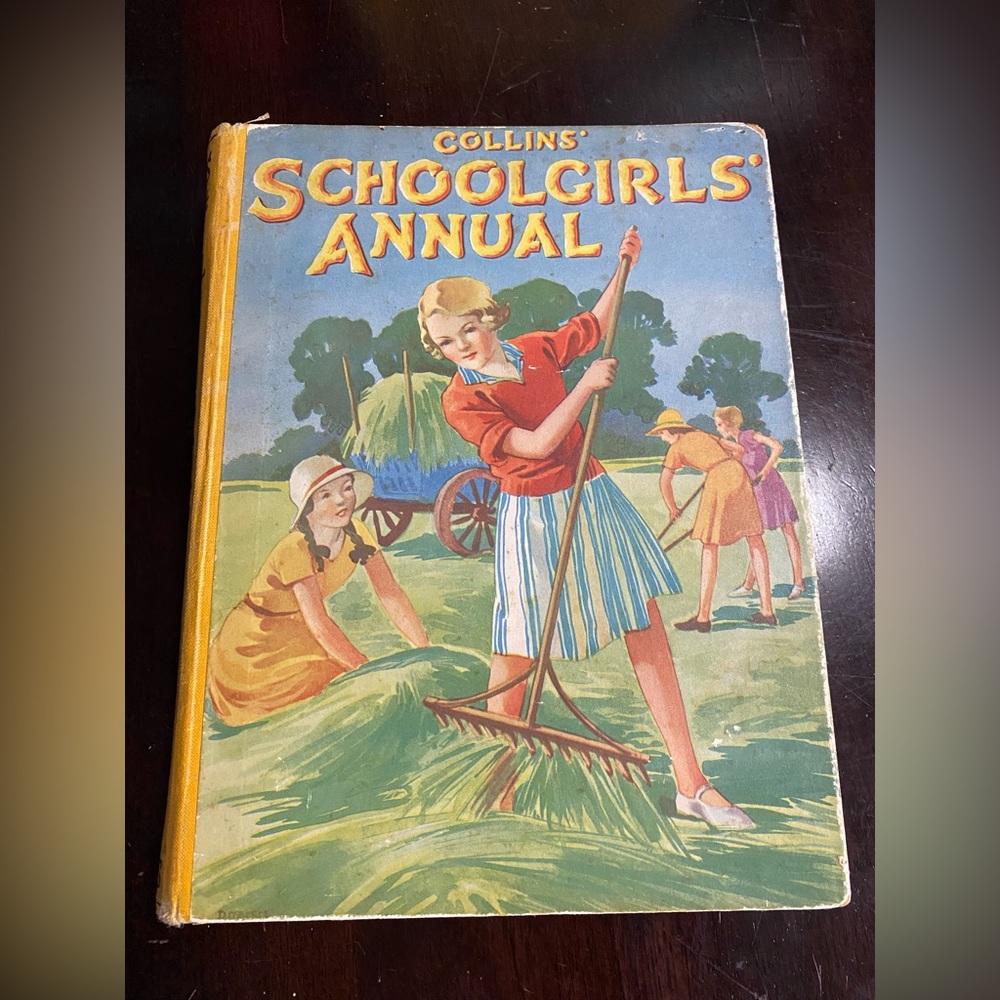 Vintage hardcover Collins’ Schoolgirls’ Annual